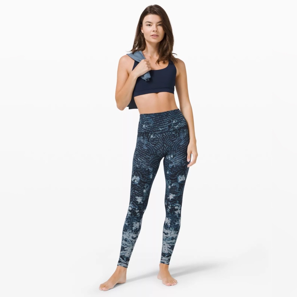 Lululemon Align High‑Rise Pant 28″ | Animal‑Print | Size 8